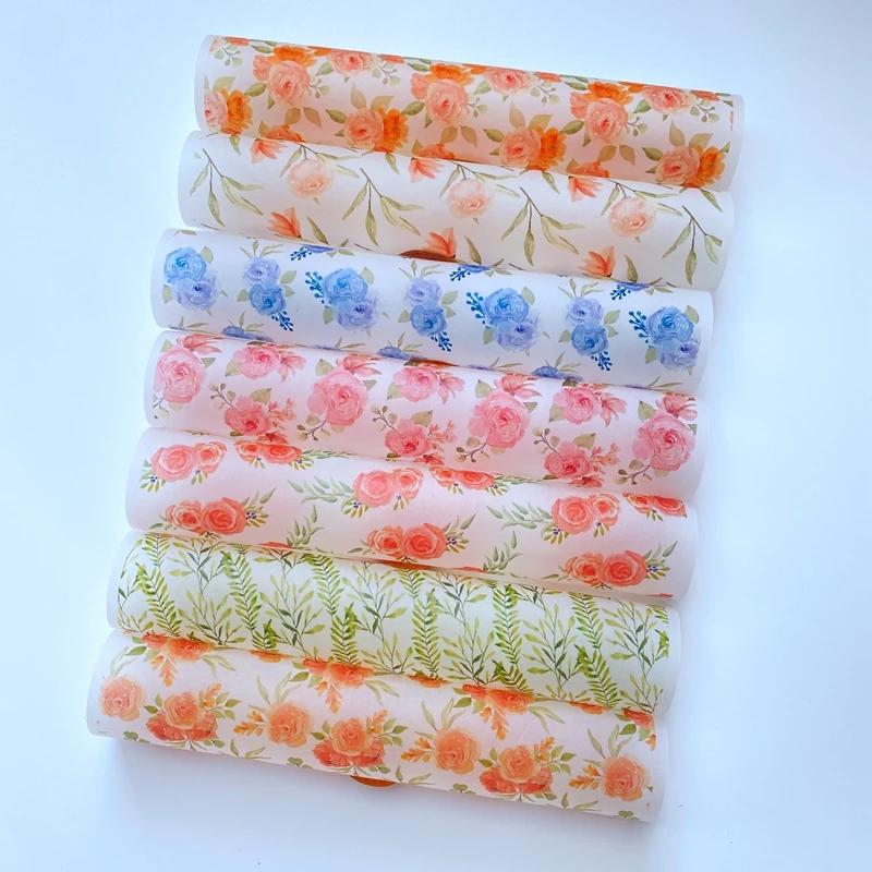 100 sheets ROSE Handmade Soap Wrapping Paper ECO Friendly Homemade Soap Wrapper Translucent Wax Paper